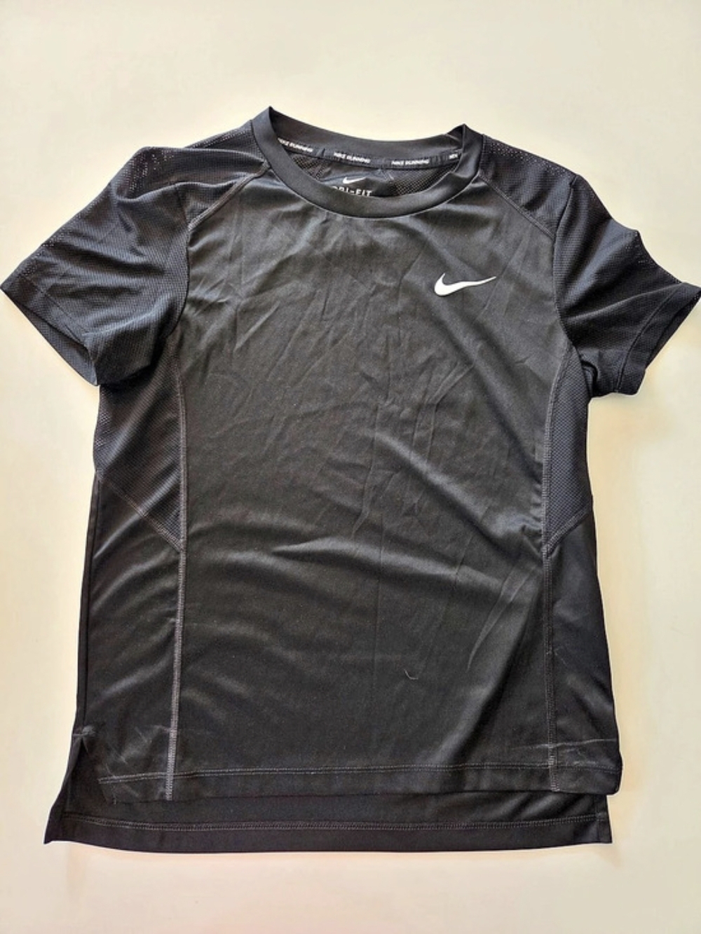 Nike Dri-FIT Short Sleeve Athletic Tee in Black XS